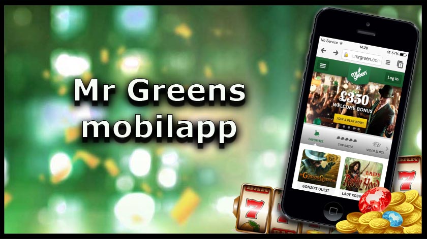 Spela hos Mr Green via deras mobilapp